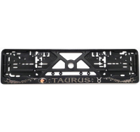 Number Plate Frame raised 3D embossed Zodiac sign 